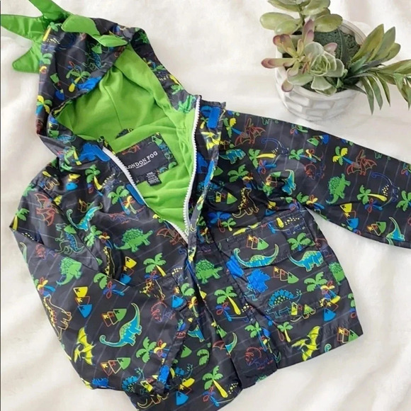 London Fog Dino Printed Jacket - Picture 2 of 8